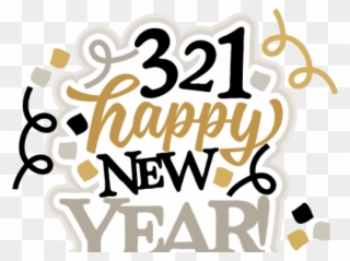 Happy New Year Clipart File - Happy New Year Title - Png Download