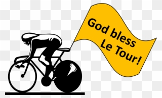 Le Tour Logo - Road Bicycle Clipart