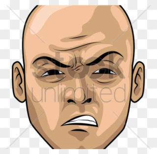 Editingsoftware Clipart Angry Man Face - Anger - Png Download