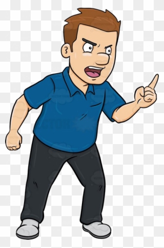 Angry Person Png Pic - Angry Man Cartoon Png Clipart