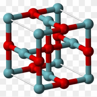 Niobium Oxide Crystal Structure Clipart