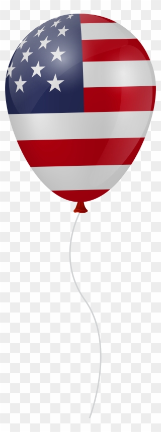 Clipart Balloon 4th July - Portable Network Graphics - Png Download