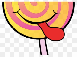 Lollipop Clipart Simple - Cartoon Lollipop - Png Download