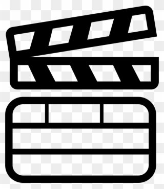 Cinema Slate For Cinema Scenes Numbering Comments - Iconos De Escenas Png Clipart