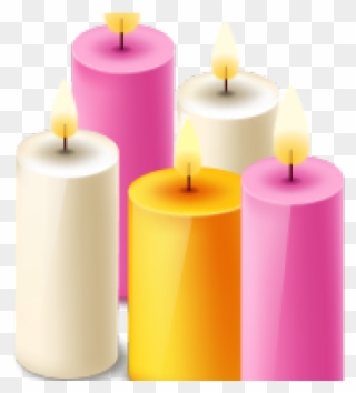 Scented Candle Clip Art - Png Download