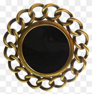 Round Brass Antique Ring Picture Frame D - Sizzix Clipart