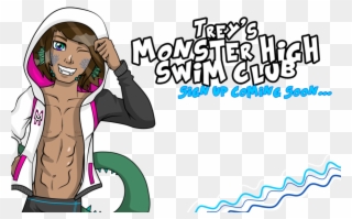 Swimmer Clipart Swimming Club - Monster High - Png Download