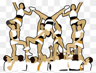 Cheerleader Clipart Cheerdancer - Cheer Dance Vector Png Transparent Png