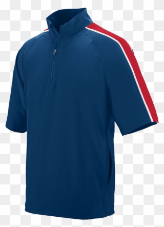 A3788 Augusta Quantum Short Sleeve Half Zip Pullover Clipart
