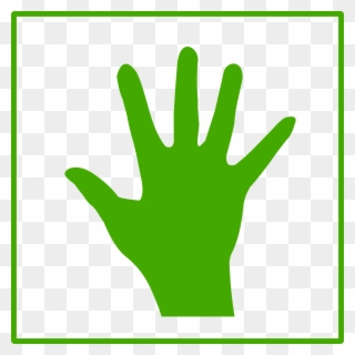 Eco Clipart Collection - Green Hand Clipart - Png Download