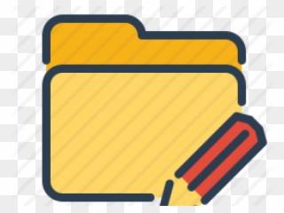 Pencil Clipart Folder - Statistics Folder Icon - Png Download