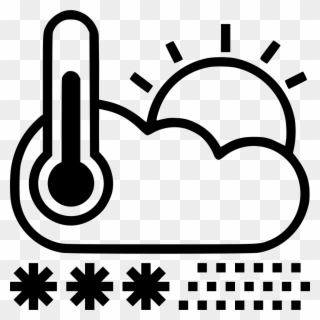 Weather Forecast Cloud Sun Rain Temperature Comments - Icon Clipart