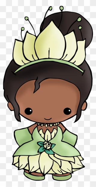 Tiana Available On Shirts And Stickers Here - Chibi Disney Princess Tiana Clipart
