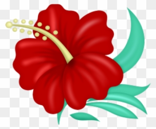 Flor Hawaiana Amarilla Animada Clipart