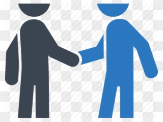 Businessman Clipart Business Collaboration - People Shaking Hands Icon - Png Download