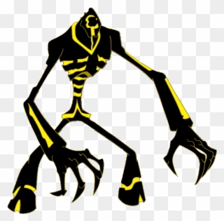 Started Out As Black And Yellow - Malware De Ben 10 Clipart