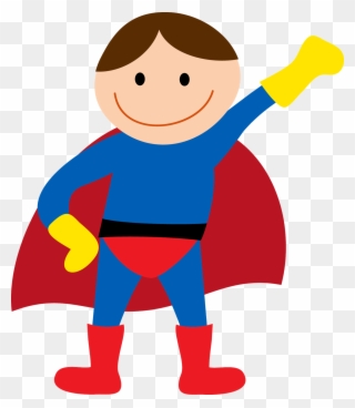 Drawing Superheros Boy - Superhero Upstander Clipart