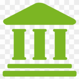Dbvisit University - Person At Bank Icon Clipart