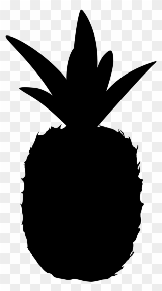 Pineapple - Pineapple Silhouette Transparent Background Clipart
