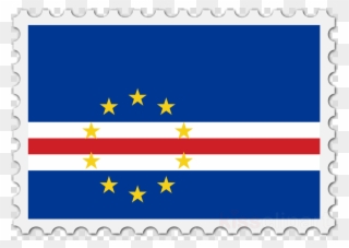 Eu Flag Clipart Flag Of Cape Verde Clip Art - Bandeira De Cabo Verde - Png Download