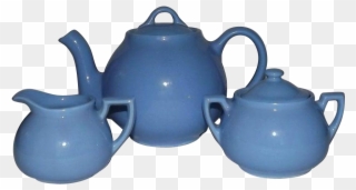 Lipton Tea Promotional Teapot, Covered Sugar, And Creamer - Creamer Clipart