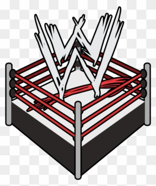Wrestling Ring Logo - Wwe Logo In Ring Clipart