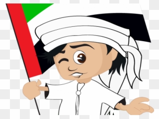 Dress Clipart Emirati - Uae Flag Day Clipart - Png Download