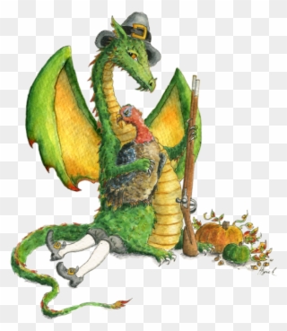 Thanksgiving Dragon Clipart