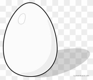 Dinosaur Egg Animal Free Black White Clipart Images - Egg Clipart Black And White - Png Download