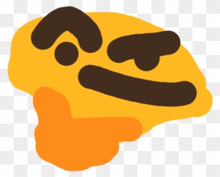 0 Replies 0 Retweets 1 Like - Thonking Png Clipart