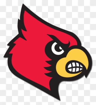 The Original Angry Bird - Louisville Cardinals Transparent Clipart