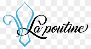 La Poutine Logo - Pick & Stick Citation - Noir Clipart