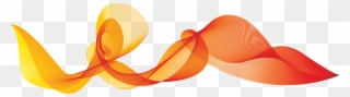 Wave Png - Orange Wave Transparent Png Clipart