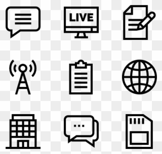 News - Information Icons Clipart
