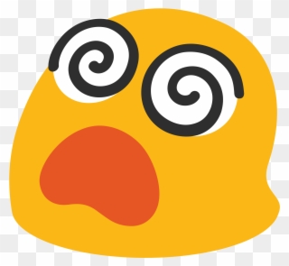 Open - Google Dizzy Emoji Clipart