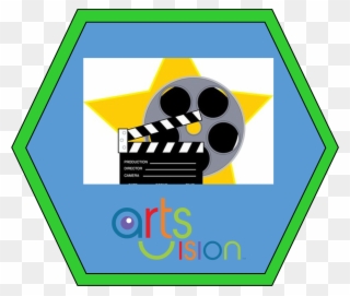 Artsvision Filmworks - Movie Reel Clip Art - Png Download