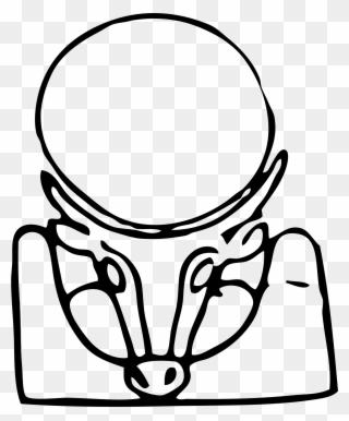 Big Image - Ancient Saturn Symbol Clipart