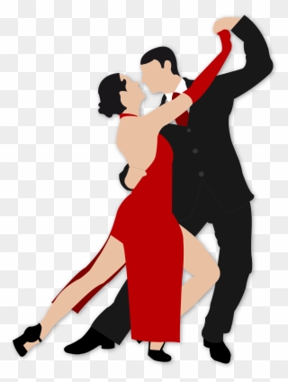 Ballroom Dancing Clipart - Tango Dance Clip Art - Png Download