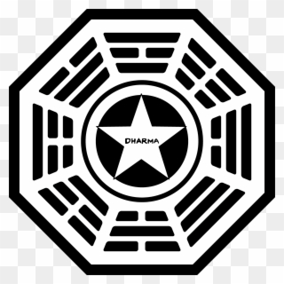 Talk Logos Lostpedia Fandom - Dharma Initiative Star Clipart