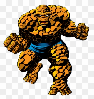 Here's The Thing - Thing Fantastic 4 Comic Clipart
