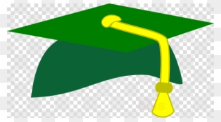 Green Graduation Cap Clipart Academic Dress Square - Truck Icon White Png Transparent Png