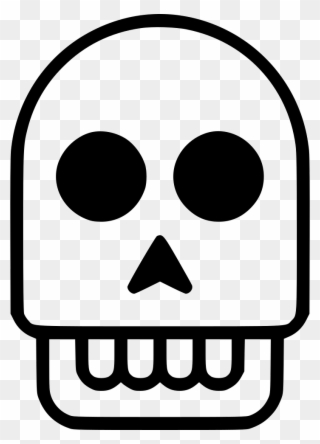 Human Skull Head Ghost Comments - Ghost Icon Download Clipart