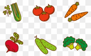 England Clipart Vegetable - Fruits And Vegetables Cartoon - Png Download