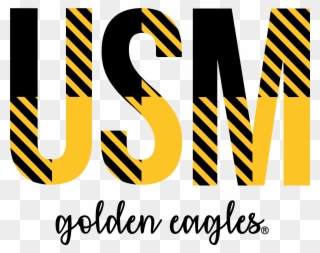 Official Ncaa U Of Southern Mississippi Golden Eagles - Graphic Design Clipart