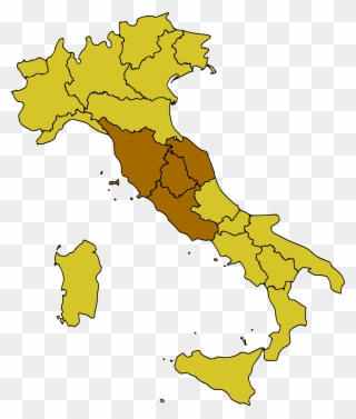 Map Of Italy 1940 Clipart