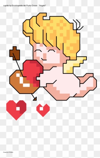 Cupido - Cross-stitch Clipart