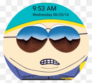 Southpark Cartman Cop Watch Face Preview Clipart