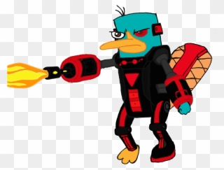 Perry The Platypus - Perry The Platypus Second Dimension Clipart