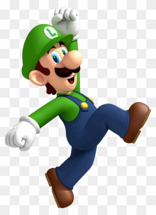Super Mario Brothers Luigi Clipart