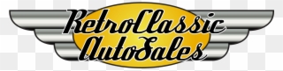 Retro Classic Auto Sales Clipart